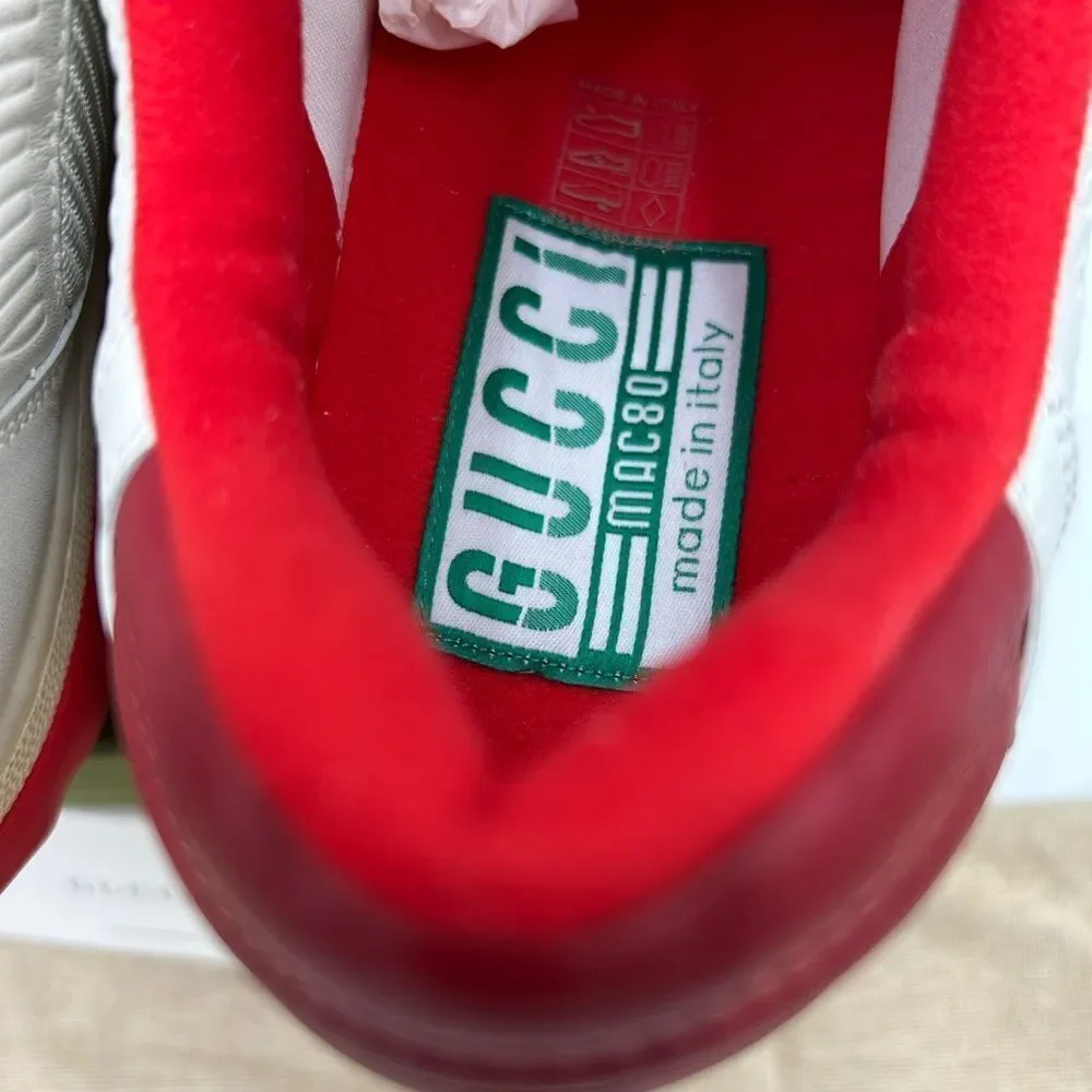 Men’s Gucci Mac 80 low top leather sneakers size 10 made in Italy - Picture 7 of 11